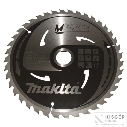 Makita körfűrészlap Mforce 235x30mm Z40