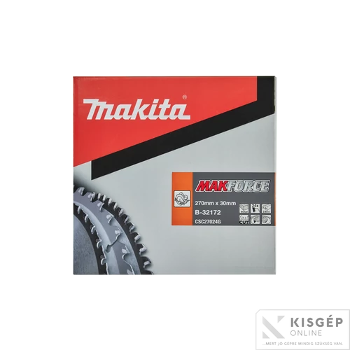 Makita körfűrészlap Makforce 270x30mm Z24