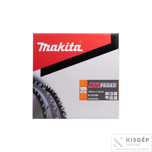 Makita körfűrészlap Makforce 355x30mm Z24