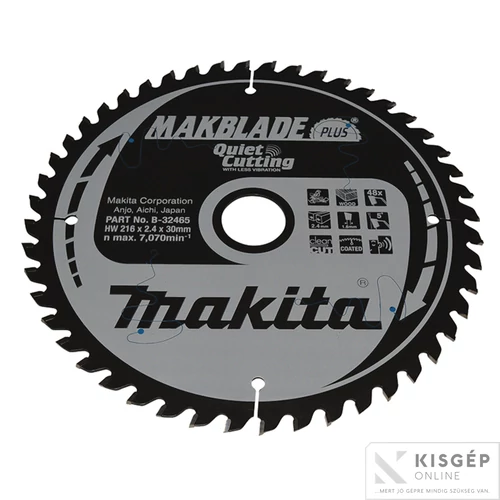 Makita körfűrészlap Makblade plus 216x30mm Z48