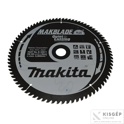 Makita körfűrészlap Makblade plus 305x30mm Z80