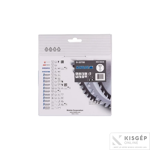 Makita körfűrészlap Makblade 190x20mm Z24