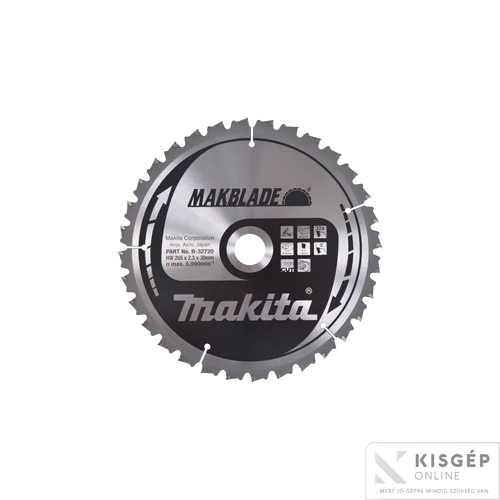 Makita körfűrészlap Makblade 250x30mm Z32