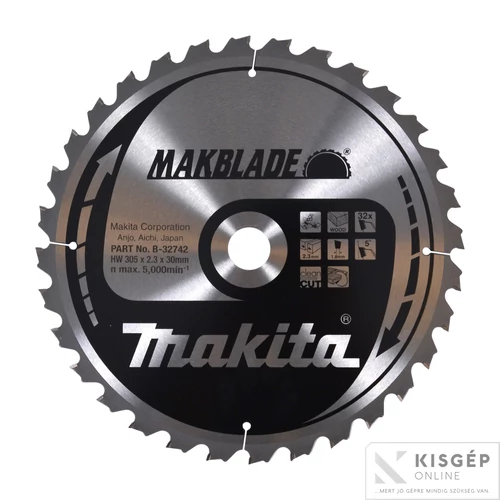 Makita körfűrészlap Makblade 305x30mm Z32