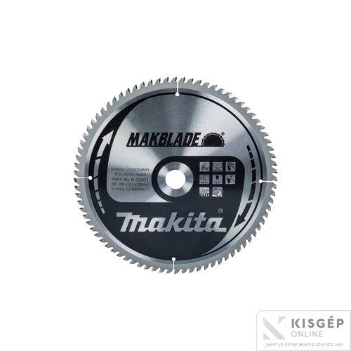Makita körfűrészlap Makblade 305x30mm Z80