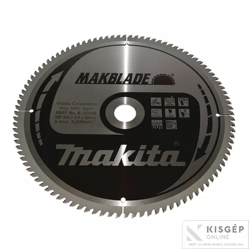 B-32889 Makita körfűrészlap Makblade 305x30mm Z100