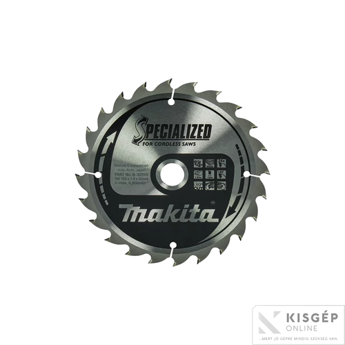 Makita körfűrészlap akkus FA 165x20mm Z24