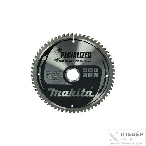 Makita körfűrészlap 216x30mm Z64 ALU