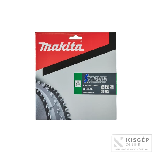 Makita körfűrészlap 216x30mm Z64 ALU