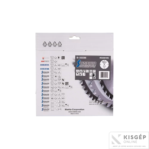 Makita körfűrészlap 260x30mm Z100 ALU