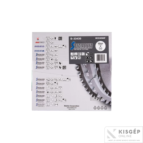 Makita körfűrészlap 305x25,4mm Z60 FÉM