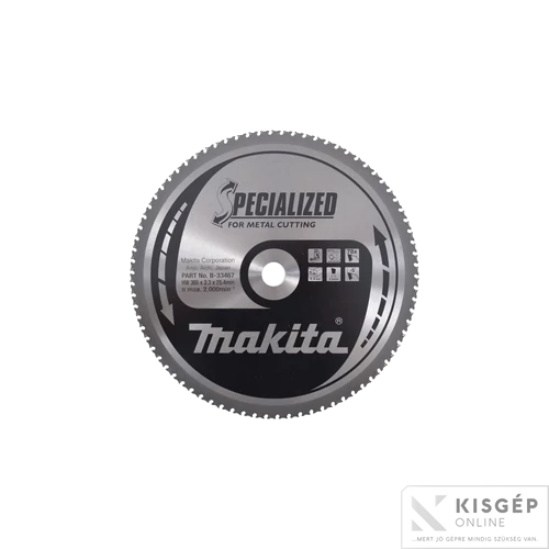 Makita körfűrészlap 305x25,4mm Z78 FÉM