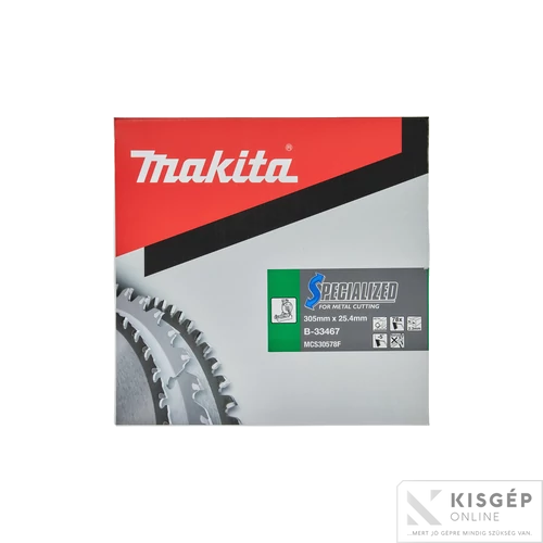 Makita körfűrészlap 305x25,4mm Z78 FÉM