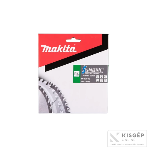 Makita körfűrészlap akkus FA 136x20mm Z16