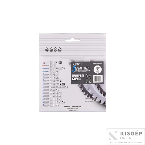 Makita körfűrészlap akkus 136x20mm Z50 FÉM