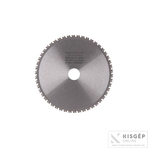 Makita körfűrészlap akkus 136x20mm Z50 FÉM
