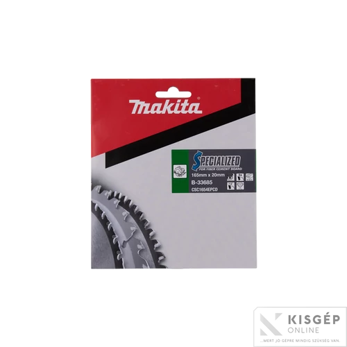 Makita körfűrészlap merülő 165x20mm Z4 BETONROST LAP