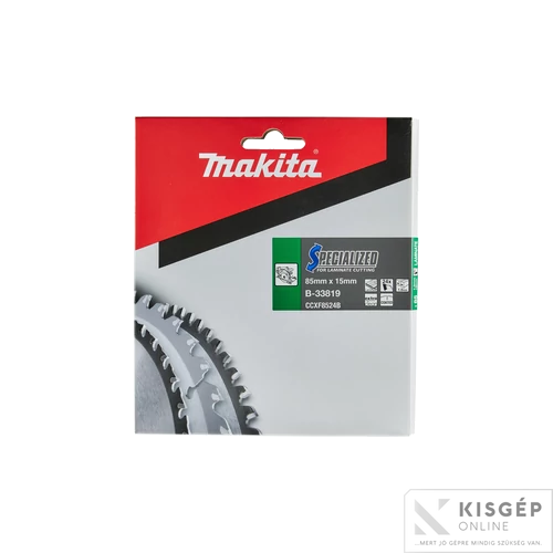 Makita körfűrészlap LAMINÁLT 85x15 Z24