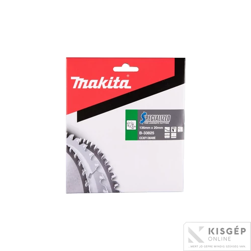 Makita körfűrészlap LAMINÁLT 136x20 Z48