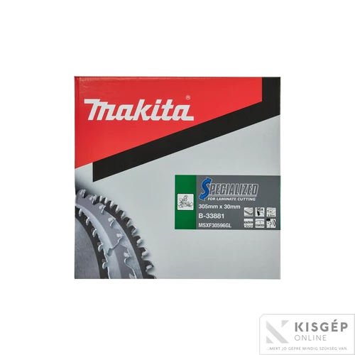 Makita körfűrészlap LAMINÁLT 305x30 Z96