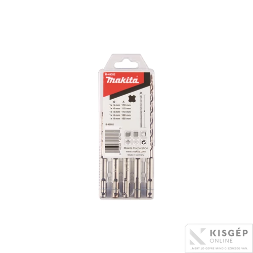 Makita SDS-Plus 4 plus 5x110/50; 6x110/50; 6x160/100; 8x110/50; 8x160/100