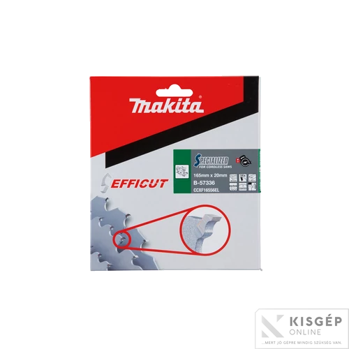 Makita EFFICUT körfűrészlap merülő 165x20mm Z56