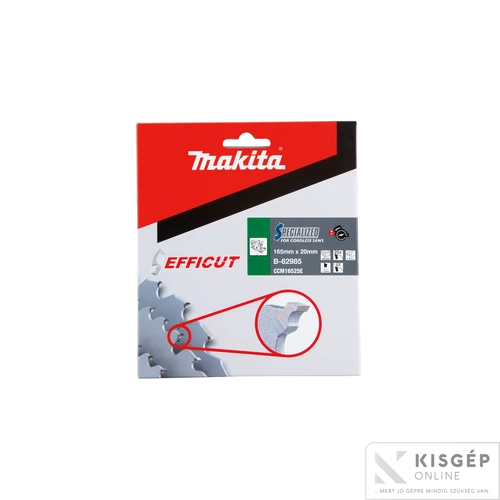 Makita EFFICUT körfűrészlap 165x20mm Z25 FA