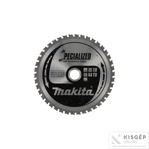 Makita körfűrészlap merülő 165x20mm Z42 SZENDVICSPANEL