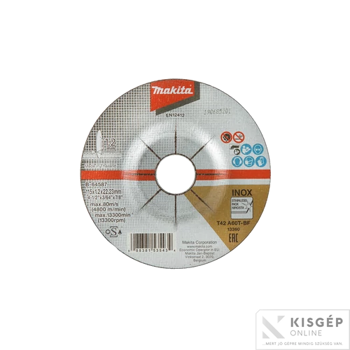 Makita vágókorong INOX 115x1,2 mm
