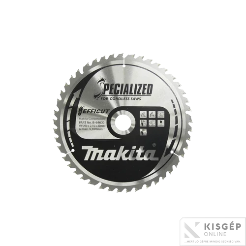 Makita EFFICUT körfűrészlap 260x30mm Z45 FA