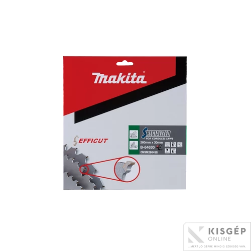Makita EFFICUT körfűrészlap 260x30mm Z45 FA