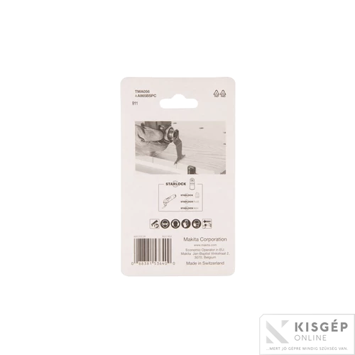 Makita TMA056 multi vágólap KEMÉNY FA 14TP h:65mm,sz:40mm HCS