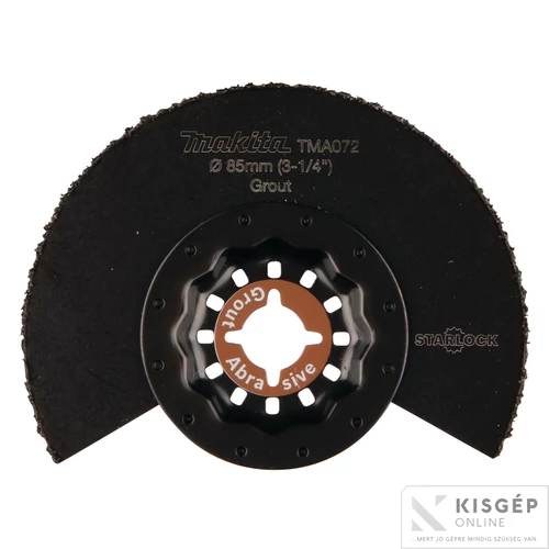 Makita TMA072 multi köríves vágólap CSEMPE, EPOXI, ÜVEGSZÁL átmérő:85mm HM/LMT