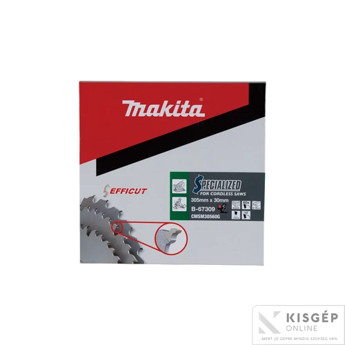Makita EFFICUT körfűrészlap 305x30mm Z60 FA