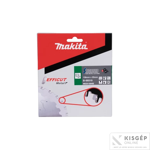 Makita EFFICUT körfűrészlap 136x20mm Z45 FÉM