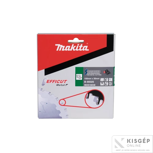 Makita EFFICUT körfűrészlap 150x20mm Z33 FÉM