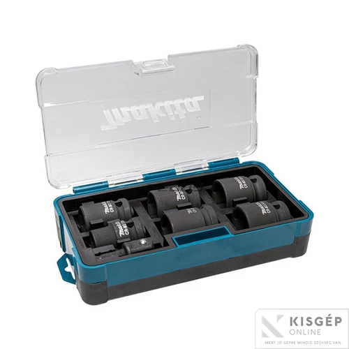 MAKITA dugókulcs készlet 13, 17, 19, 21, 22, 24mm + adapter