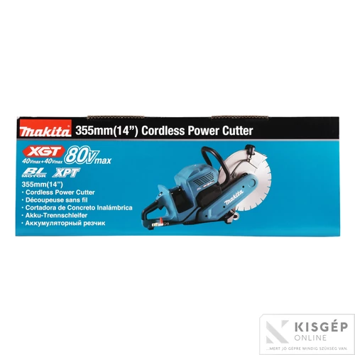 Makita CE001GZ 2x40Vmax XGT Li-Ion BL AFT 355 mm gyorsdaraboló Z