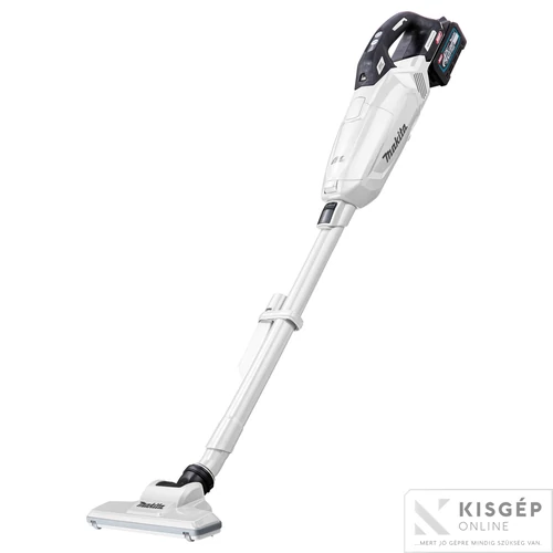 Makita 40Vmax XGT Li-ion BL 125W 21kPa 4 seb porszívó 2x2,5Ah FEHÉR