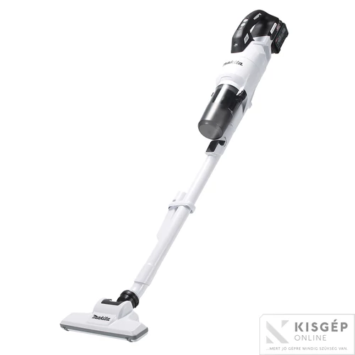 Makita 40Vmax XGT Li-ion BL 100W 20kPa 4 seb ciklon porszívó 2x2,5Ah FEHÉR