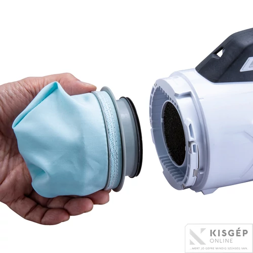 Makita 40Vmax XGT Li-ion BL 100W 20kPa 4 seb ciklon porszívó 2x2,5Ah FEHÉR