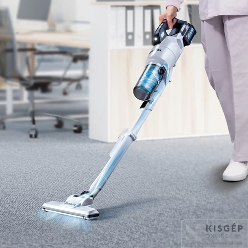 Makita 40Vmax XGT Li-ion BL 100W 20kPa 4 seb ciklon porszívó 2x2,5Ah Z