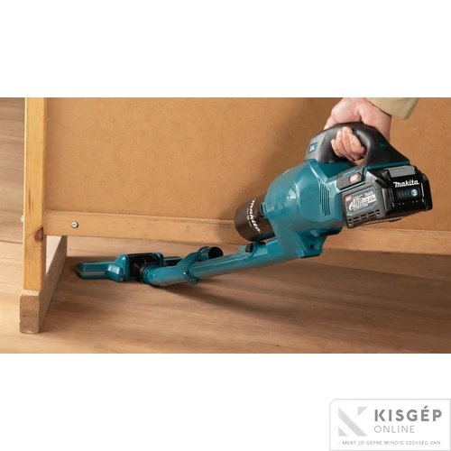 Makita 40Vmax XGT Li-ion BL 100W 20kPa 4 seb ciklon porszívó 2x2,5Ah FEHÉR