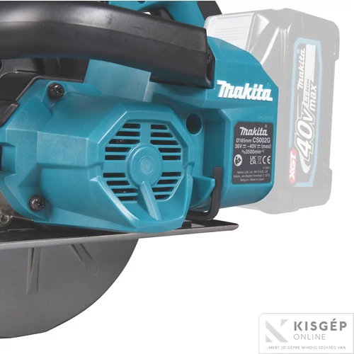 Makita 40Vmax XGT Li-Ion BL AFT 185mm fémvágó körfűrész Z