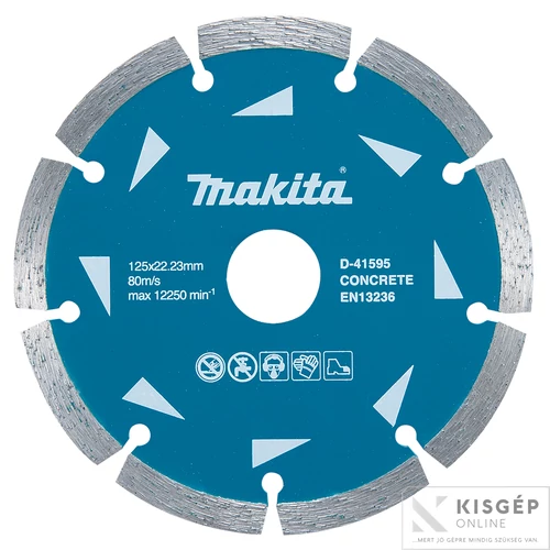 Makita 125mm gyémánttárcsa szegmentált LONG-LIFE