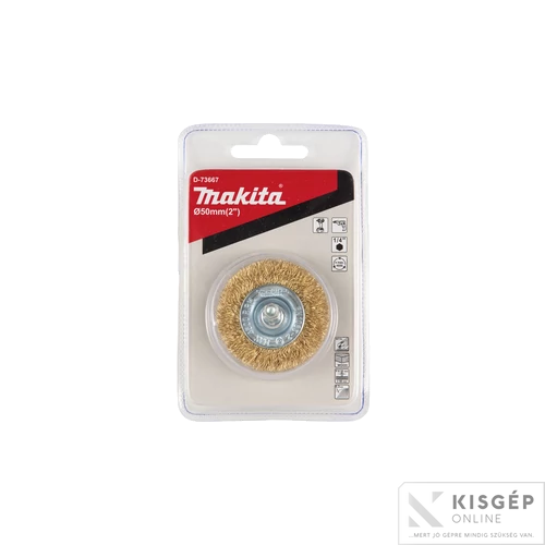 Makita drótkorong sárgaréz bevonattal 50mm 1/4