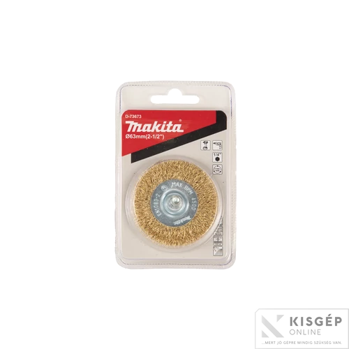 Makita drótkorong sárgaréz bevonattal 63mm 1/4