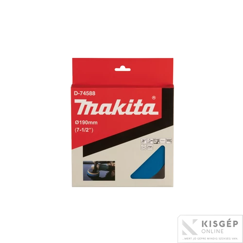 Makita szivacs korong 190mm (kék/lágy)