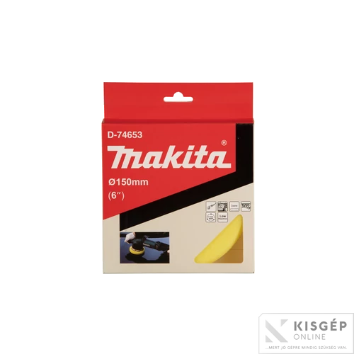 Makita szivacs korong 125mm (sárga)