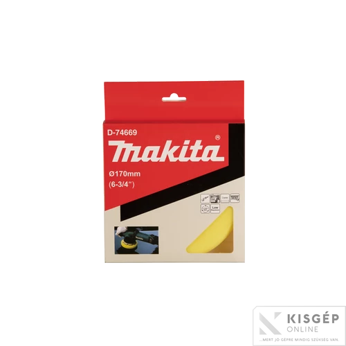 Makita szivacs korong 150mm (sárga)